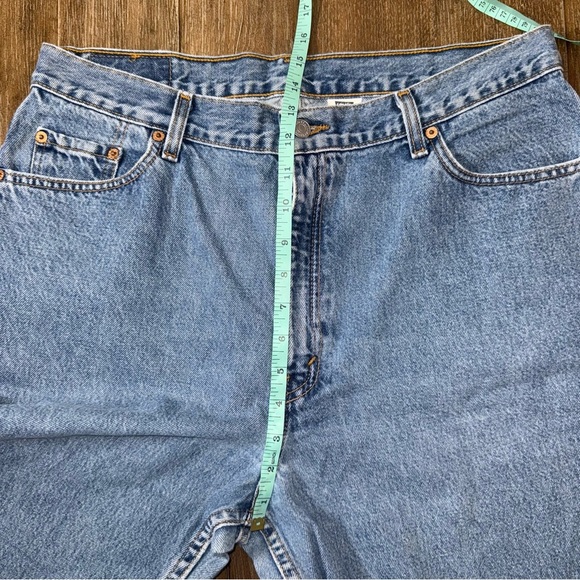 Vintage Levi's 512 Slim Taper Made In The USA Womens Lightwash Jeans Size 18 S - Picture 6 of 13